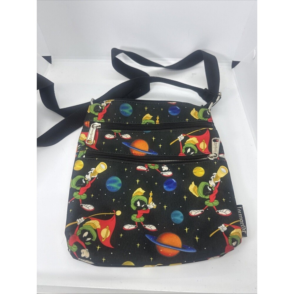 Loungefly Marvin The Martian Looney Tunes Space Crossbody Bag Purse Satchel